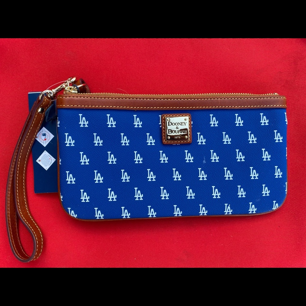 NWT Dooney & Bourke L.A.Dodgers clutch purse